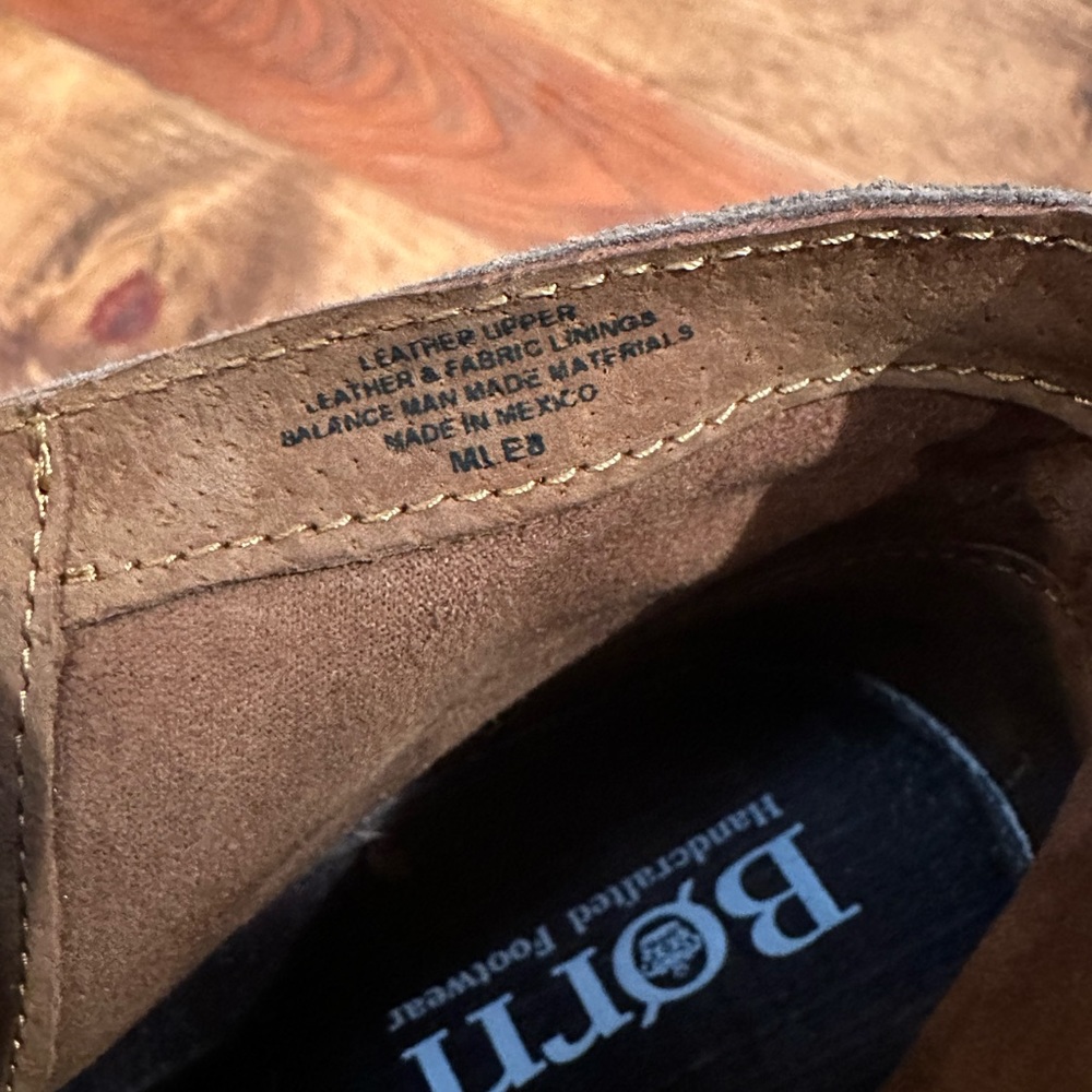 Born Temple, Brown Leather Shoes. Ready to walk it out🌲🎶 - Picture 3 of 6